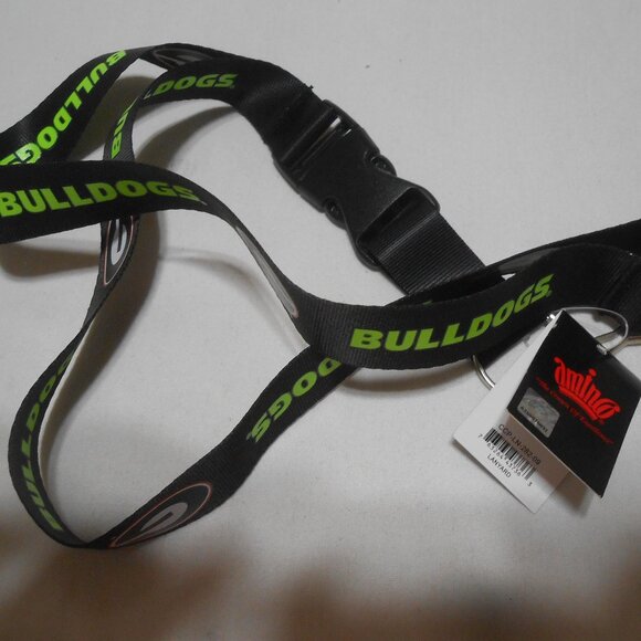 NEW AMINCO GEORGIA BULLDOGS LANYARD KEYCHAIN DETACHABLE GREAT STOCKING STUFFER - Picture 1 of 8